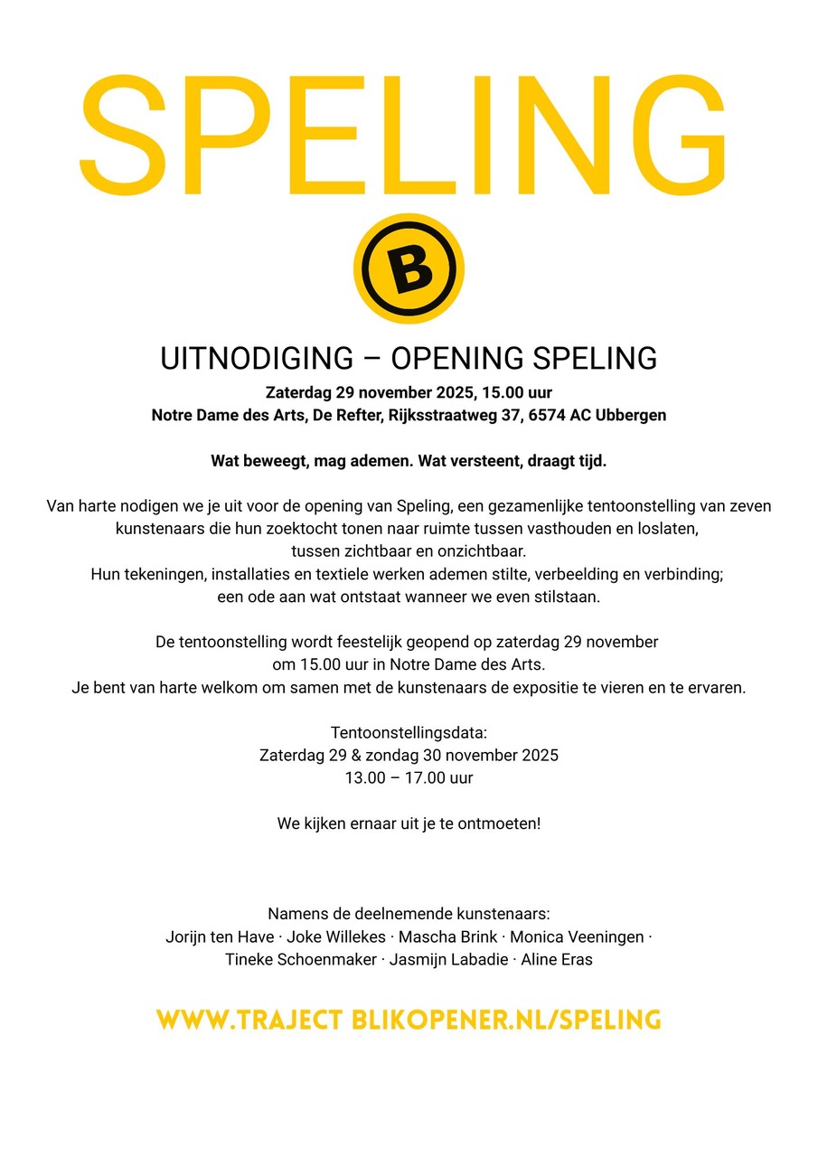 uitnodiging de Refter